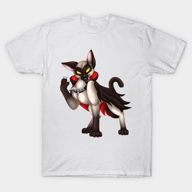 VampiCat: Seal Point T-Shirt by spyroid101